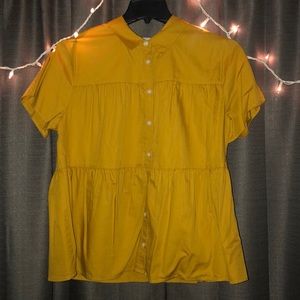 Mustard Yellow Blouse